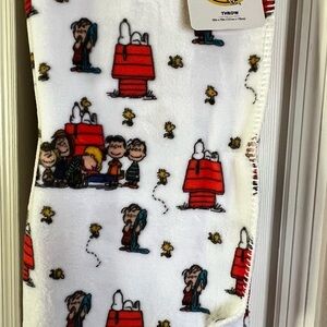 Berkshire White and Red Character Throw Blanket